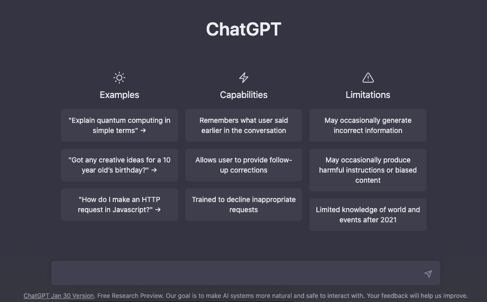 AI Chat GPT Dashboard