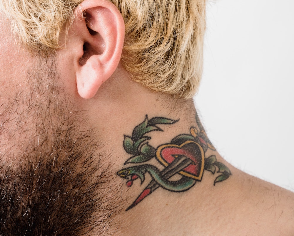 Neck Tattoos for Men